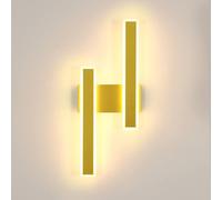 Pheashine Elegant Rectangle Wall Light 3000K Warm Light 32W in Gold Pheashine Gold