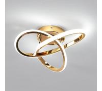 Pheashine Gold Plated Clover Led Aluminum Ceiling Light White Light