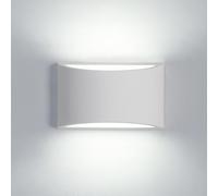 Pheashine Indoor Wall Lights, 7W Modern Plaster Wall Wash Lamp 6500K Cool White Up and Down LED Wall Sconce Light for Bedroom, Corridor, Stairs, Pathway