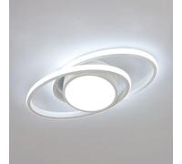 Pheashine Led Ceiling Lights, Modern Led Ceiling Lights White, 6500K,for Bedroom Hallway Balcony Corridor (Dia 39Cm)