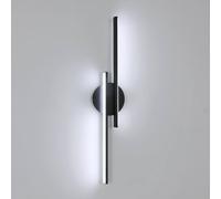Pheashine LED Wall Light, 24W 6500K Cool White, Modern Linear Indoor Sconce in Black Pheashine Black