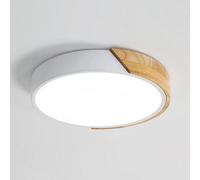 Pheashine Macaron Led Ceiling Light, 24W 30X5Cm 6500K Bright White Slim Flush Mount, 220V