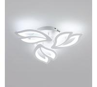 Pheashine Modern 3 Head Led Ceiling Lamp,40W 4500Lm Cool White 6500K For Living Room Or Hallway