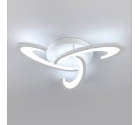 Pheashine Modern Curved Blade Acrylic LED Ceiling Light 36W Bright White Pheashine White