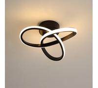 Pheashine Modern LED Ceiling Light 18 W Warm White 3000 K in Black Pheashine Black