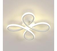 Pheashine Modern LED Ceiling Light 30 W 3500 LM 4500 K Natural Light in White Pheashine White