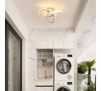 Pheashine Modern LED Ceiling Light, 30W 3000K Warm White, 30cm Indoor Lighting in White Pheashine White
