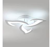 Pheashine Modern LED Ceiling Light 36W 3060LM Acrylic 3 Lights Dia 58cm in White Pheashine White