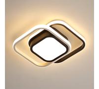 Pheashine Modern LED Ceiling Light, warm light 3000K, 26cm long, Indoor Use 32W in Black Pheashine Black