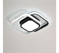 Pheashine Modern LED Ceiling Light, white light 6500K, 26cm long, Indoor Use 32W in Black Pheashine Black