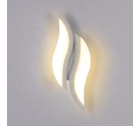 Pheashine Modern Led Wall Light,12W Acrylic Warm White 3000K For Living Room Or Staircase