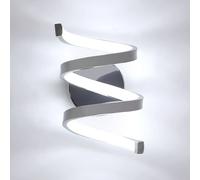 Pheashine Modern LED Wall Light 18W 1440lm 6000K Cold White in Metallic Silver Pheashine Metallic Silver