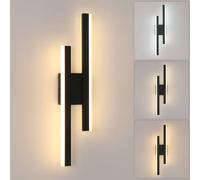Pheashine Modern LED Wall Light Three-Colour Adjustable 13W in Black Pheashine Black