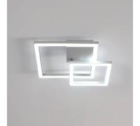 Pheashine Modern Rotatable Dual Frame LED Ceiling Light 34W 6500K White 51x41cm | Size: 51x41 cm Pheashine White 51x41 cm