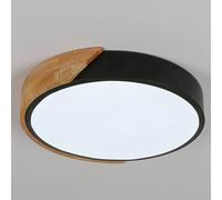 Pheashine Modern Round LED Ceiling Light, 24W, Black, 6500K Cold White (32cm) in Black Pheashine Black