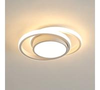 Pheashine Modern Round Led Ceiling Light,32W 2500Lm Dia 28Cm Warm White 3000K For Bedroom, Hallway Or Balcony