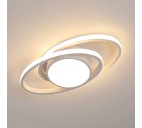 Pheashine Modern Round LED White/Black-white Ceiling Light 39W Warm White 3000K Pheashine White