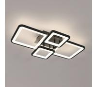 Pheashine Modern Square Ceiling Light Black 4500K 56W Pheashine Black