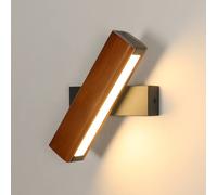Pheashine Modern Wall Light Adjustable Angle 3000K Lighting Fixture in Brown Pheashine Brown