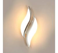Pheashine Modern Wall Light with Acrylic Lampshade & LED Chips in Silver Pheashine Silver