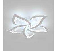 Pheashine Modern White Swallow Tail LED Ceiling Light, 6500K Cool White, 58cm Pheashine White