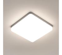 Pheashine Sleek 36W Square Led Ceiling Light 23X23Cm Recessed Panel 4500K Neutral Light For Bedrooms Kitchens And Hallways