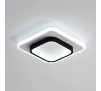 Pheashine Sleek Ceiling Light 21W Bright White LED Flush Mount 24x24x5cm in Black | Size: 24 x 24 x 5 cm Pheashine Black 24 x 24 x 5 cm