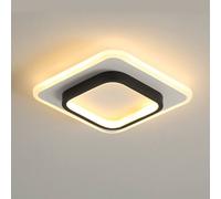 Pheashine Sleek Ceiling Light White & Black Square Warm Light 3000K Pheashine Black