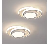 Pheashine Sleek Double-Ring LED Ceiling Light 32W 4000K Cool White Pheashine White