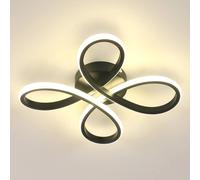 Pheashine Sleek LED Ceiling Light Black 30cm 30W Neutral Light 4500K Pheashine Black