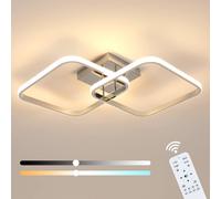 Pheashine Sleek LED Ceiling Light Silver With Remote Control 3000-6500K Pheashine Silver