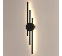 Pheashine Sleek LED Wall Light Strip 58cm Length Warm White 3000K 24W in Black Pheashine Black