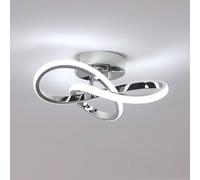 Pheashine Sleek Modern Led Ceiling Light 30W 6500K Cool White Flicker-Free 30X30X10Cm