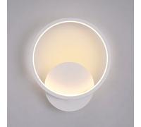Pheashine Sleek Modern Round Wall Lamp 12W Led 3000K Warm White Ceiling Mount 23X20X5Cm Ideal For Corridors And Staircases