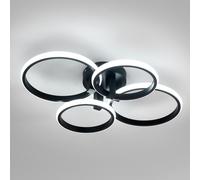 Pheashine Sleek Round Aluminium Ceiling Light 48W 220V in Black Pheashine Black