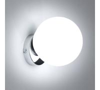 Pheashine Stylish Globe Shaped Wall Light E27 15cm in White Pheashine White