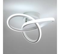 Pheashine White 25cm Clover LED Ceiling Light 20W 3000K-6000K Tri-Tone Aluminum Pheashine White
