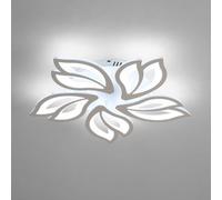 Pheashine White Led Ceiling Light 65W 6000Lm Modern Chandelier 6500K Cool White