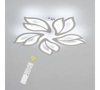 Pheashine White Magnolia Led Ceiling Light, 45W 600mm Dimmable With App/remote Control