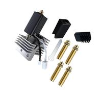Phefop 0.4mm Hotend Kit Replacement for Elegoo Centauri Carbon, All Metal Throat 3D Printer Hot End with 0.2 0.4 0.6 0.8mm Nozzles, Heat Sink for Smooth Filament Flow and Printing