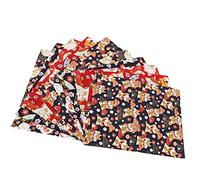 Phefop 10pcs Cotton Quilting Fabric, Soft Breathable Colorfast DIY Craft Cloth with 10 Different Prints, for Sewing Bags Doll Clothes Children Bedding, 25 X 20cm