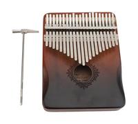 Phefop 21 Key Kalimba Thumb Piano Instrument Handmade Mahogany with Embossed Notes and Curve Design for Adults Beginners Professionals (Type 3 Gradient)