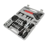 Phefop 23 Piece Compressor Clutch Remover Tool Kit, Alloy Steel Hub Puller Set with Plastic Carrying Case for 510 508 507 709 32C 25C 17C Compressors