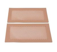 Phefop 2Pcs Child Proof Vent Covers, Soft Silicone Baby Safety Floor Register Air Vent Covers for Home Use (Roseate)