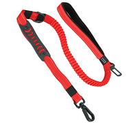 Phefop 2Pcs Dog Seat Belt, Nylon Adjustable Pet Harness with Bungee Buffer, Elastic Dog Safety Belts for Cars, Length 105cm for Dogs and Puppies (Red)