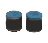 Phefop 2PCS Pool Cue Chalks Cylinder Shape High Density Professional Billiard Chalk Strong Adhesion for Precise Strikes and Better Spins (Blue)
