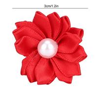 Phefop 30PCS Flower Hair Arcs with a Pearl Decoration for Dog and Cat Care - Sweet Puppies to Attract Daily - Durable Polyester Material in