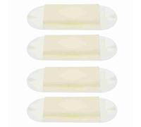 Phefop 4PCS Bee Escape Boards for Beehives, One Way Plastic Door for Beekeeping, Safe Honey Super Clearing Tool with 22mm Hole, White