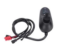 Phefop 50A Electric Chair Controller Joystick, Magnetic Brake, Safe Intuitive Ergonomic Handle, Flat Gear Shifting, Comprehensive Protection, Aluminum Heat Dissipation DC24V