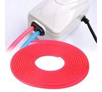 Phefop 5m Aquarium Airline Tubing, Soft Silicone Fish Tank Oxygen Hose, Flexible & Kink-Resistant Air Pump Tube for Freshwater and Saltwater Setups Multiple Colours (Red)